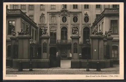AK Dresden, das Cosel'sche Palais