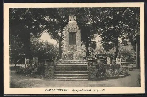 AK Visselhövede, Kriegerdenkmal 1914-18