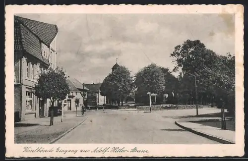 AK Visselhövede, Eingang zur Strasse