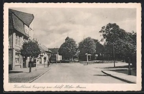AK Visselhövede, Eingang zur Strasse