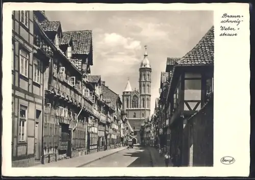 AK Braunschweig, Weberstrasse, Kirche