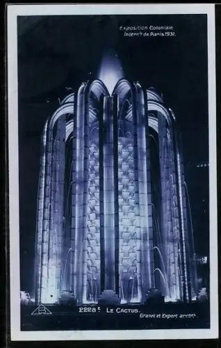 AK Paris, Exposition coloniale internationale 1931, Le Cactus