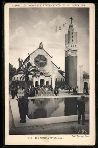 AK Paris, Exposition coloniale internationale 1931, Les Missions Catholiques