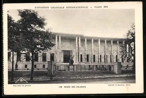 AK Paris, Exposition coloniale internationale 1931, Musee des Colonies