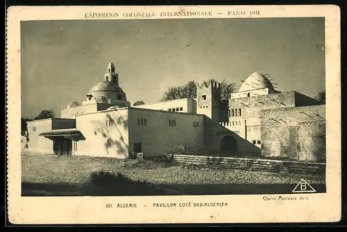 AK Paris, Exposition Coloniale Internationale 1931, Pavillon Cote Sud-Algerien, Ausstellung