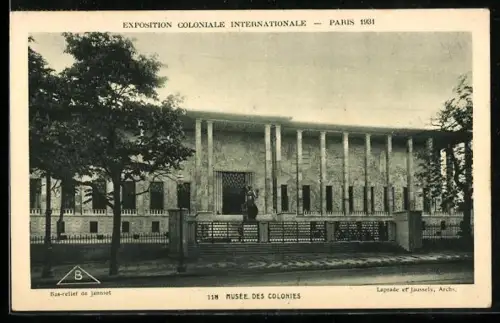 AK Paris, Exposition coloniale internationale 1931, Musée des Colonies