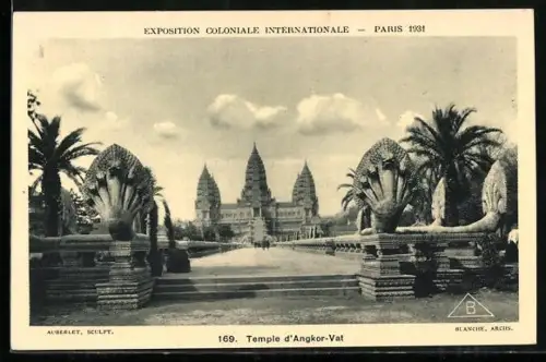 AK Paris, Exposition coloniale internationale 1931, Temple d`Angkor-Vat