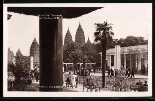 AK Paris, Exposition coloniale internationale 1931, Avenue des Colonies