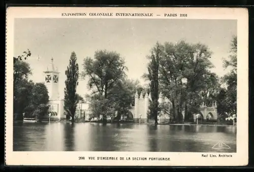 AK Paris, Exposition Coloniale Internationale 1931, Vue D`Ensemble De La Section Portugaise, Kolonialausstellung