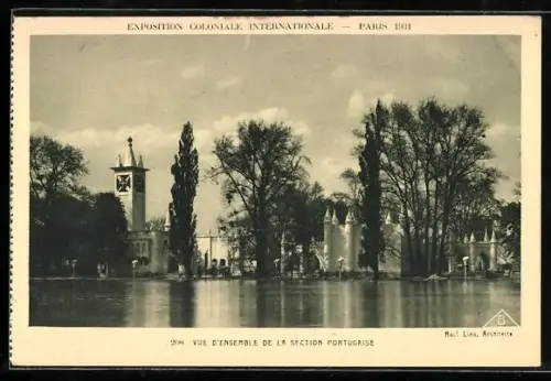AK Paris, Exposition Coloniale Internationale 1931, une Vue de la Section Portugaise