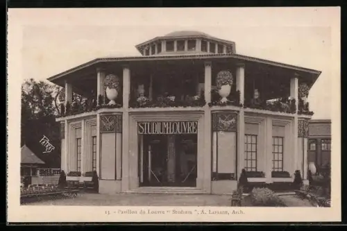 AK Paris, Exposition des Arts décoratifs 1925, Pavillon du Louvre Studium
