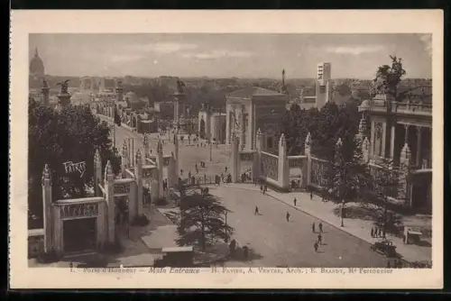 AK Paris, Exposition des Arts décoratifs 1925, Porte d`Honneur