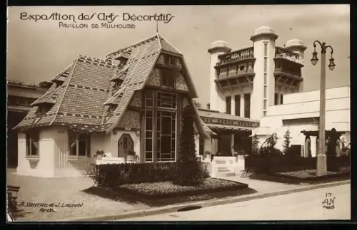 AK Paris, Exposition des Arts décoratifs 1925, Pavillon de Mulhouse
