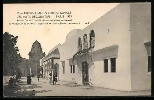 AK Paris, Exposition des Arts décoratifs 1925, Pavillon de Tunisie