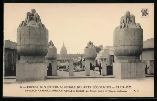 AK Paris, Exposition des Arts décoratifs 1925, Pavillon Manufacture Nationale de Sèvres