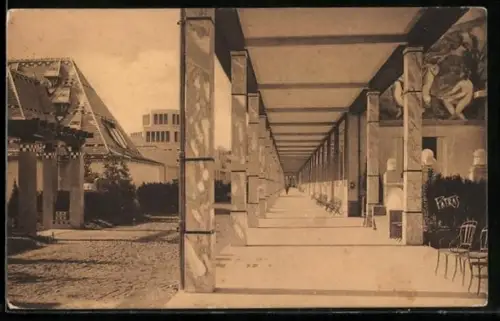 AK Paris, Exposition des Arts décoratifs 1925, Galerie