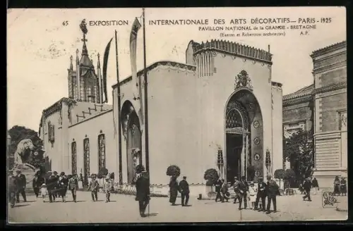 AK Paris, Exposition des Arts Decoratifs 1925, Pavillon National de la Grande-Bretagne