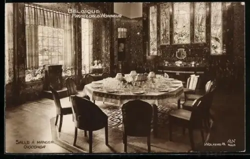 AK Paris, Exposition des Arts décoratifs 1925, Belgique, Pavillon d`Honneur