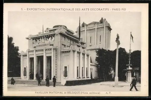 AK Paris, Exposition des Arts décoratifs 1925, Pavillon National de Belgique