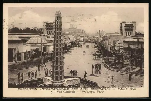 AK Paris, Exposition des Arts décoratifs 1925, Vue Generale