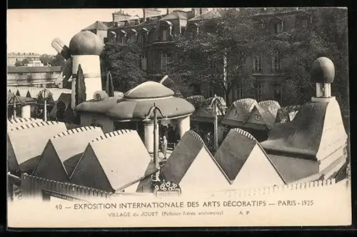 AK Paris, Exposition des Arts décoratifs 1925, Village du Jouet
