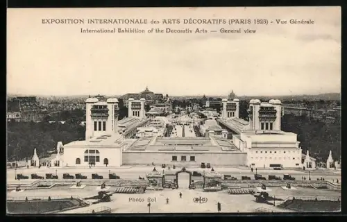 AK Paris, Exposition des Arts décoratifs 1925, Vue Generale
