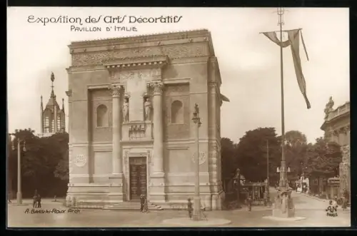 AK Paris, Exposition des Arts décoratifs 1925, Pavillon d`Italie