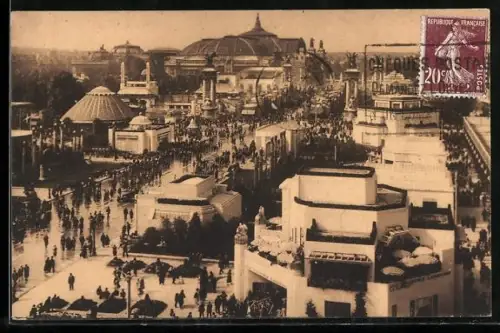 AK Paris, Exposition des Arts décoratifs 1925, Panorama pris de la Tour de Champagne