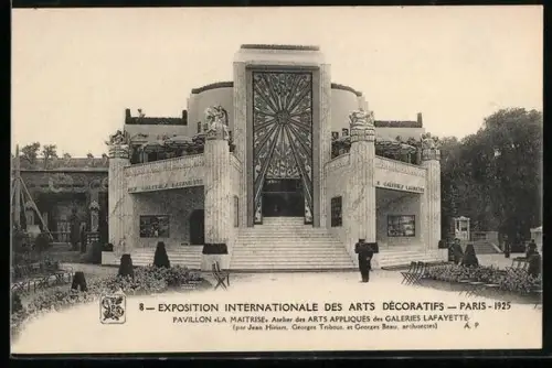 AK Paris, Exposition des Arts décoratifs 1925, pavillon La Maitrise
