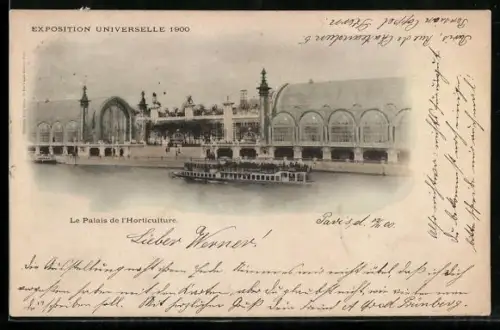 AK Paris, Exposition universelle de 1900, Le Palais de l`Horticulture