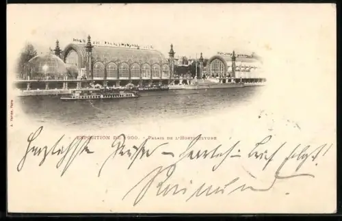 AK Paris, Exposition universelle de 1900, Palais de l`Horticulture