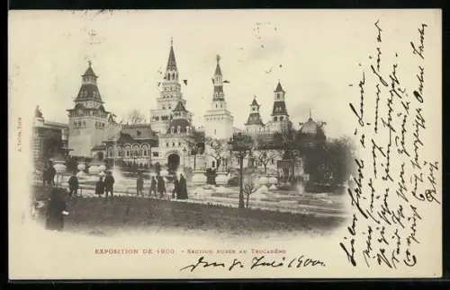 AK Paris, Exposition universelle de 1900, Section Russe au Trocaderó