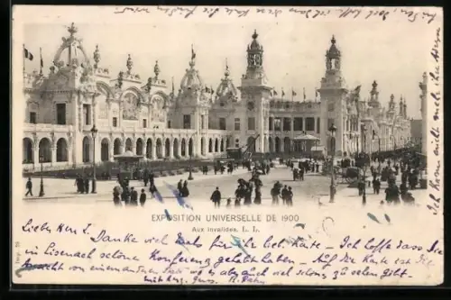 AK Paris, Exposition universelle de 1900, Aux Invalides