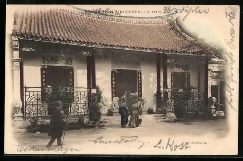 AK Paris, Exposition universelle de 1900, Pavillon Indo-Chine