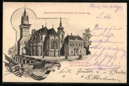 Künstler-AK Paris, Exposition universelle de 1900, Pavillon Royal de la Hongrie