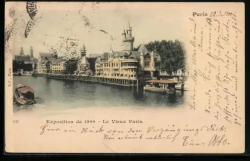 AK Paris, Exposition universelle de 1900, Le Vieux Paris