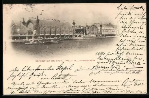AK Paris, Exposition universelle de 1900, Palais de l`Horticulture
