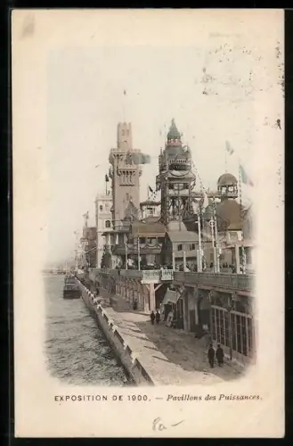AK Paris, Exposition universelle de 1900, Pavillons des Puissances
