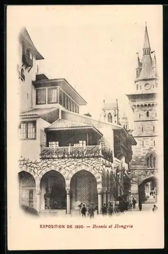 AK Paris, Exposition universelle de 1900, Bosnie et Hongrie