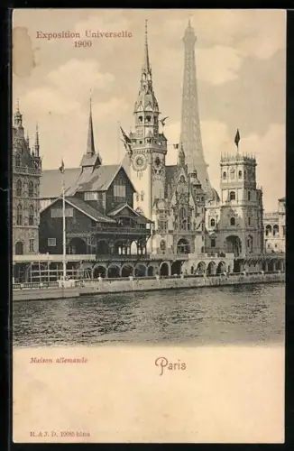AK Paris, Exposition universelle de 1900, Maison allemande