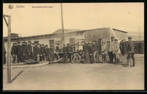 AK Soltau, Kriegsgefangenenlager, Feuerlöschübung
