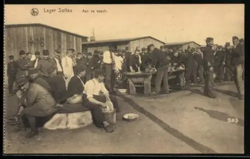 AK Soltau, Kriegsgefangenenlager, Aan de wasch