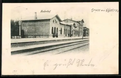 AK Eystrup, Blick auf den Bahnhof