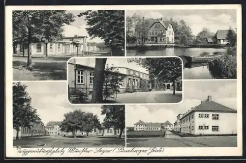 AK Munster /Lüneburger Heide, Truppenübungsplatz, Lageransichten