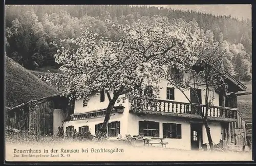 AK Ramsau bei Berchtesgaden, Bauernhaus