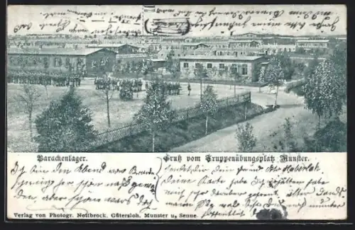 AK Munster, Truppenübungsplatz, Barackenlager