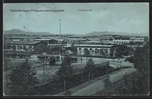 AK Munsterlager, Truppen-Übungsplatz, Totalansicht