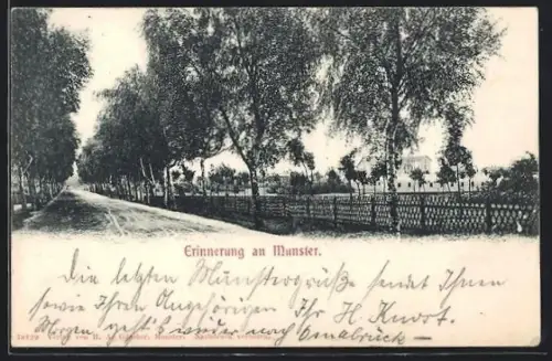 AK Munster Lager, Strassenansicht, Kasernengelände