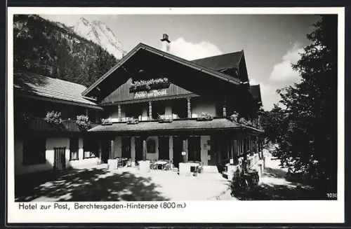 AK Berchtesgaden-Hintersee, Hotel zur Post