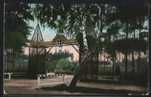 AK Munster, Truppenübungsplatz, Eingang mit Wachhaus